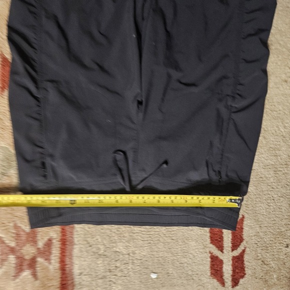 Athleta Pants Womens 10 Black Track Straight Leg Elastic Waist Zip Pockets - Picture 4 of 7